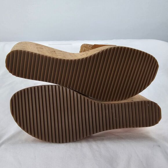 Vaneli Wedge Shoes Women's 10 M Cattee Tan Straw NIB - Picture 14 of 16